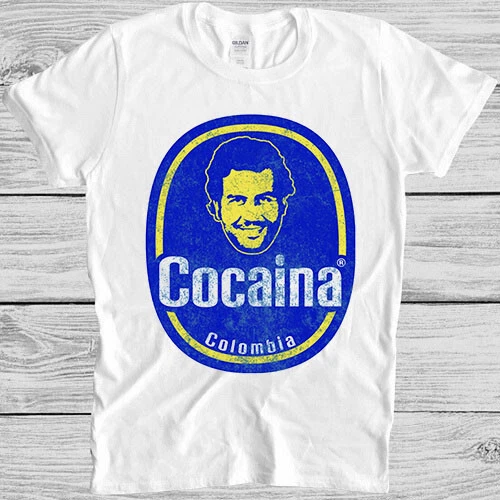 Pablo Escobar Colombia Cocaina Narcos Gift Funny Tee T Shirt 1179