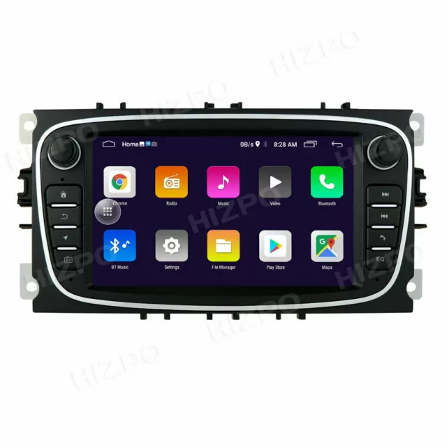 Android Autoradio GPS Navi Wifi für Ford Focus Mondeo C/S-MAX Galaxy Kuga BT USB