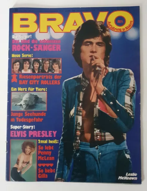 Bravo 39 vom 16.9.1976 Leslie McKeown / Thin Lizzy / UFO / Udo Lindenberg (C206)