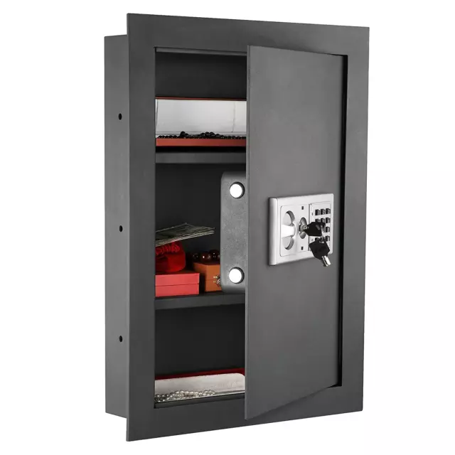 Paragon Lock & Safe - 7725 Superior Wall Safe 7725 Flat Electronic Wall Safe For 2