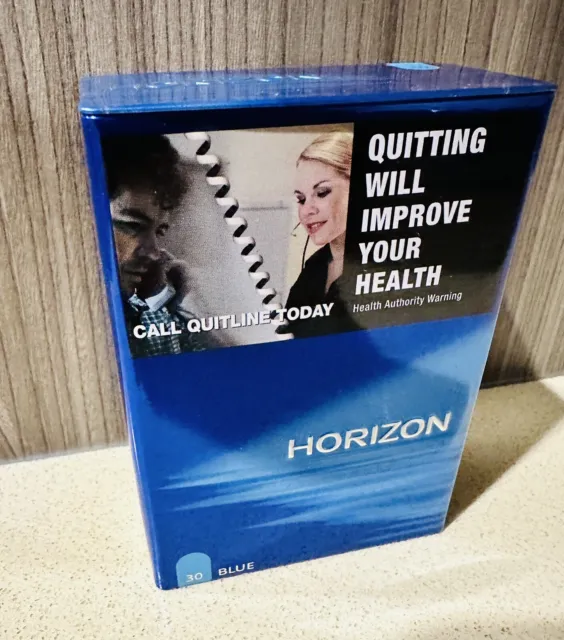 Rare Retro Australian Horizon Blue Cigarette - Tobacco Tin