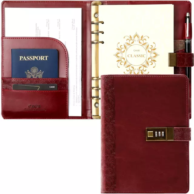 Diary Large Locking Journal for Adults Combination Passwords Refillable