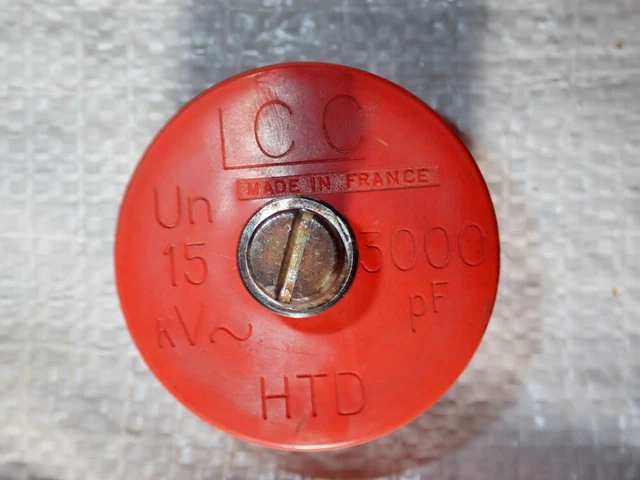 Condensatore Alta Tensione LCC 1000 PF 15 KV ±15% - Nuovo Made In France - Foto 4
