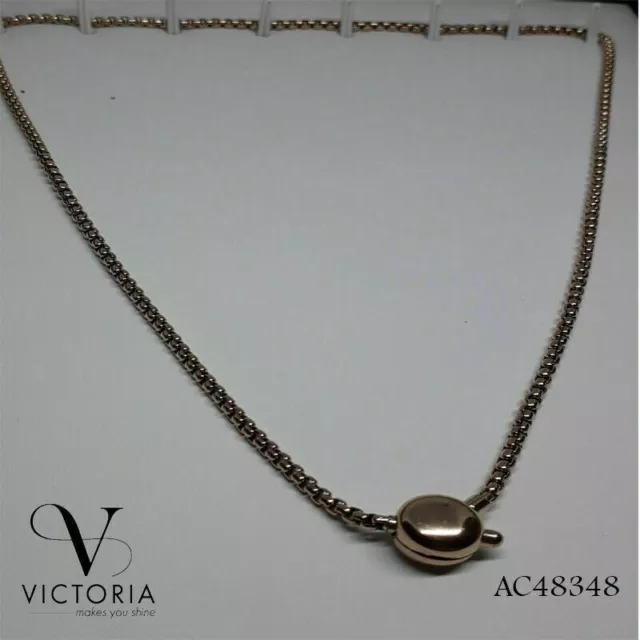 Victoria Ladies Necklace Chain Beautiful Pearl Shape Pendant Genuine French UK