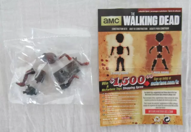 Walking Dead Construction Set Zombie Figure McFarlane Toys 2015 Loot Crate