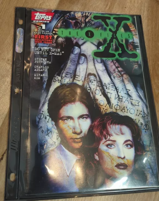 Topps Comics "The X Files" First Item Issue #1 1995 Mint Protective Sleeve