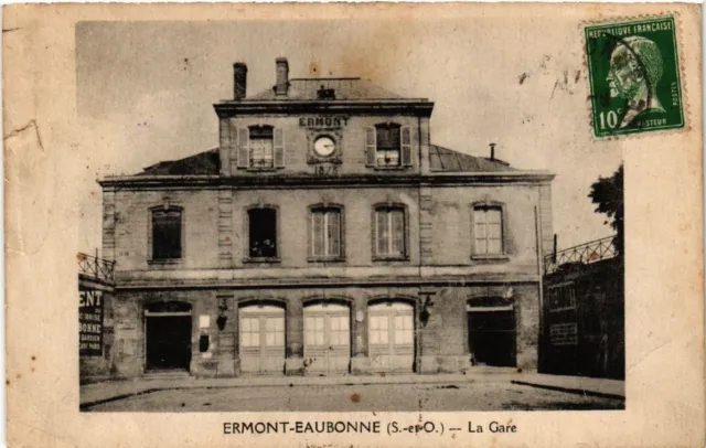 CPA AK ERMONT-EAUBONNE - La Gare (519582)