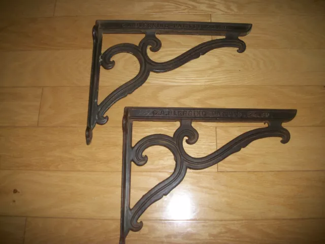 Antique Architectural Shelf Brackets Mfg. C.A. Blessing Co 1880