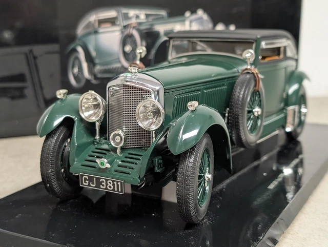 Bentley Gurney Nutting 1930 Vert – Minichamps 1/18, Moulée Sous Pression