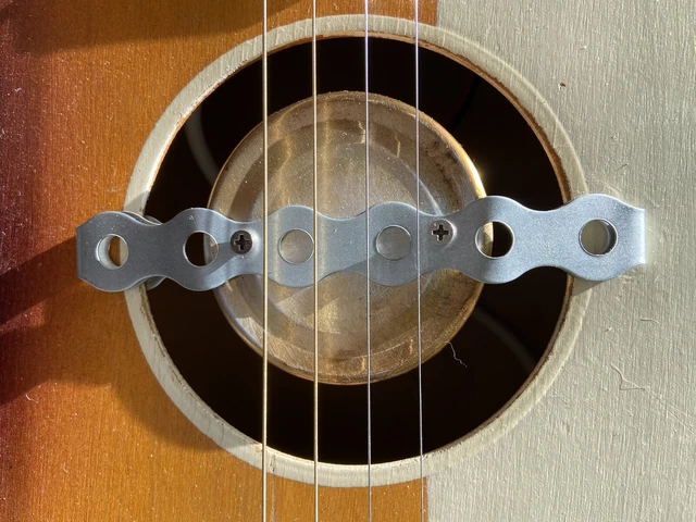 Tin Can Acoustic Guitar Soundhole Piezo Pickup (Gibson Kay Harmony Silvertone) Tin Can Acoustic Guitar Soundhole Piezo Pickup (Gibson Kay Harmony Silvertone)