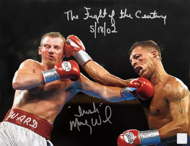 3x Micky Ward Fight Of Century vs Arturo Gatti Autographed 11x14 Photo ASI Proof