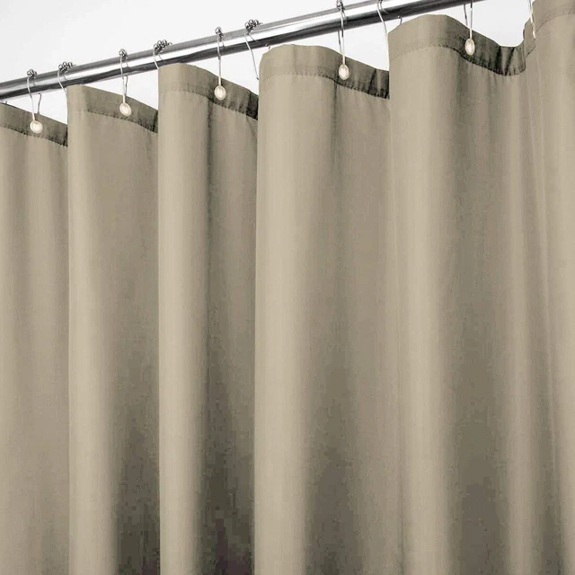Shower Liner Curtain Vinyl with Metal Grommets Water Resistant