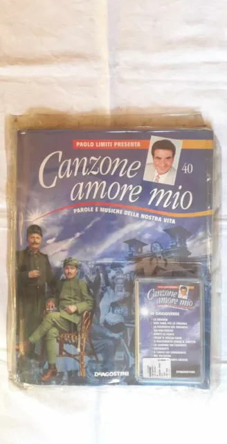 Song Amore Mio 40 - Paolo Limiti - De Agostini - Magazine + Audiocasette New