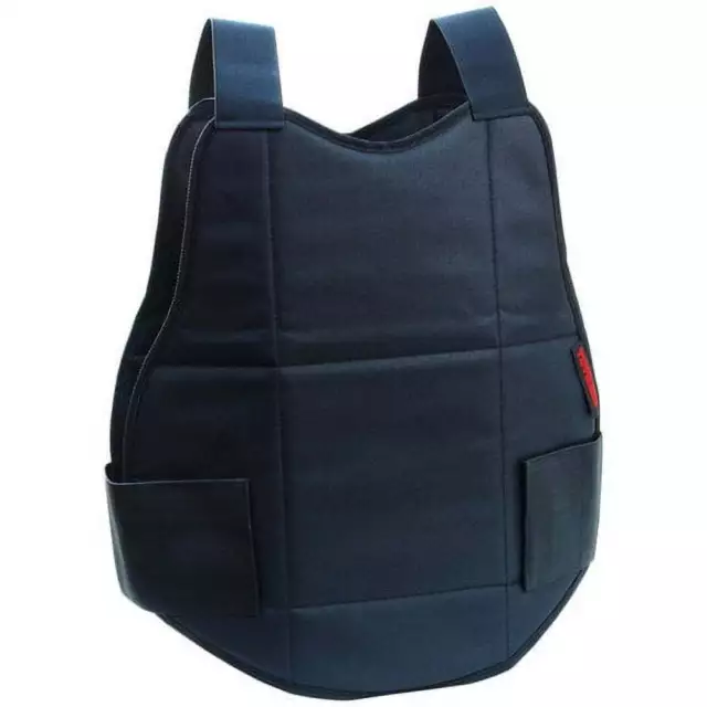 Paintball Chest and Back Protector for Airsoft and Gel Beads, Black