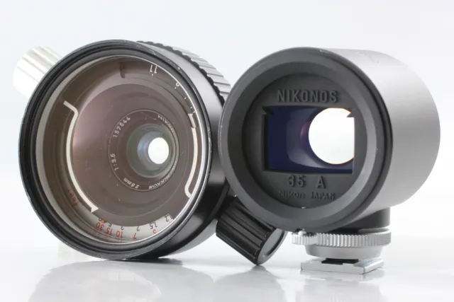 [N MINT/ Finder] Nikon UW Nikkor 28mm f/3.5 Film Camera Lens Nikonos From JAPAN
