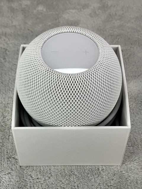 APPLE HOMEPOD MINI White A2374 Hardly Used, under factory warranty