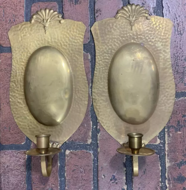 Mid-Century Swedish Brass Sconces by Knut Eriksson Eskilstuna circa 1950 Pair