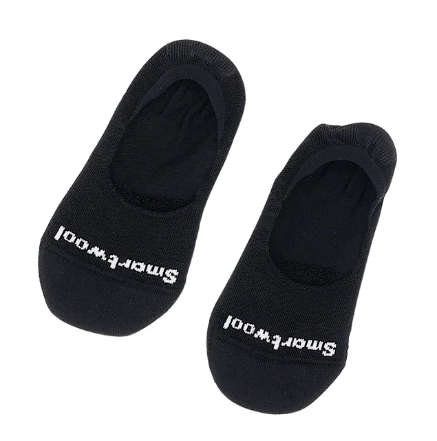 Smartwool L11225 Womens Black Cushion Hide & Seek No-Show Socks 1 Pair Size M
