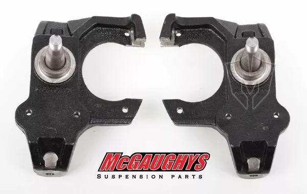 Mcgaughys 5864 Chevy BelAir Impala Drop Spindles W/ Power Disc Conversion 4 Whee