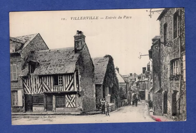 Ja * CPA   Carte Postale : Villerville - Entrée de Paris