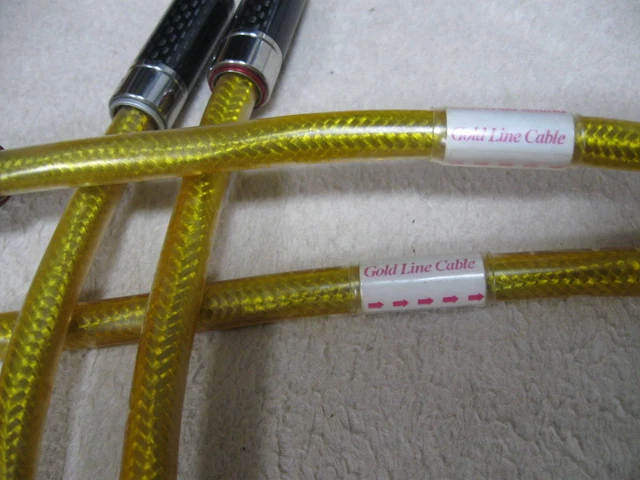 New  FULLTECH Furutech CF 102(R) Rhodium Gold Cable (0.7m) _6468