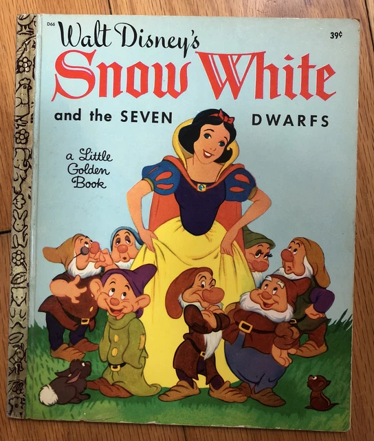 VINTAGE 1948 GOLDEN Book Walt Disney’s Snow White And The Seven Dwarfs ...