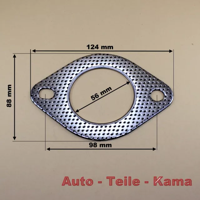 Auspuff Dichtung für Abgasanlage  , Katalysator , Flexrohr , Mittelschalldämpfer
