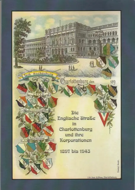 Studentika Englische Straße Berlin und ihre Korporationen 1897-1943 Studentica