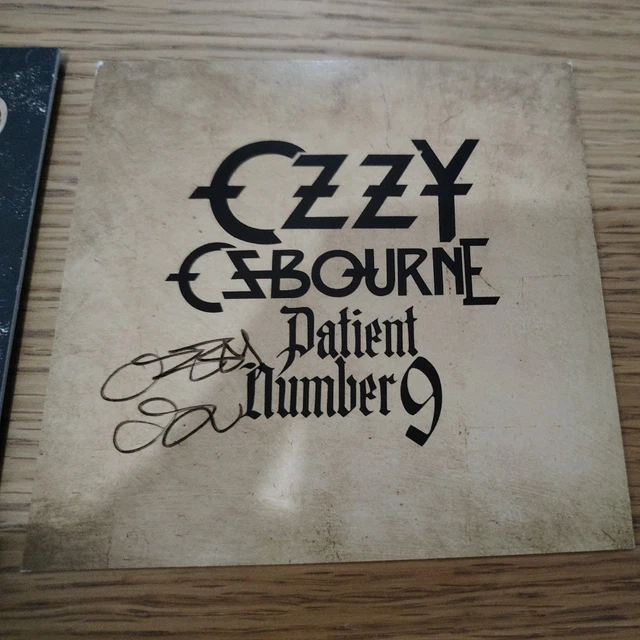 OZZY OSBOURNE - Patient Number 9 ** Signed ** Cd Album