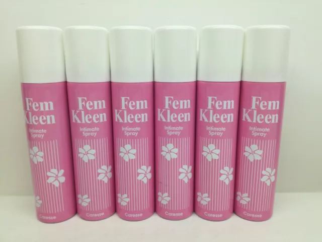 FEM KLEEN Desodorante Íntimo Caresse 100ML Spray - 6 Piezas