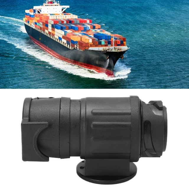 Adattatore rimorchio da 13 pin a 7 pin nylon ABS buona conduttività nero impermeabile