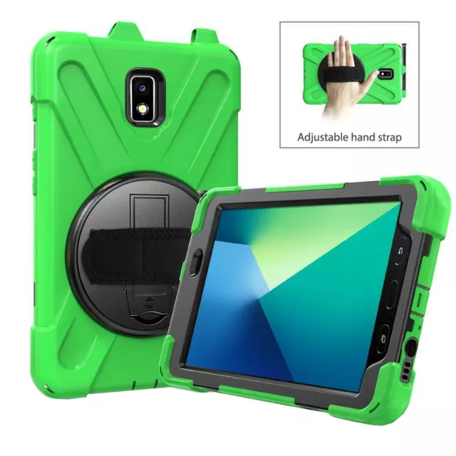 For Samsung Galaxy Tab Active 2 T395 T390 8.0 Hybrid Rubber Rugged PC Case Cover