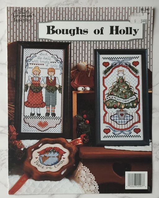 Jeremiah Junction Boughs Of Holly - Cross Stitch Leaflet Patterns JL 145 A6