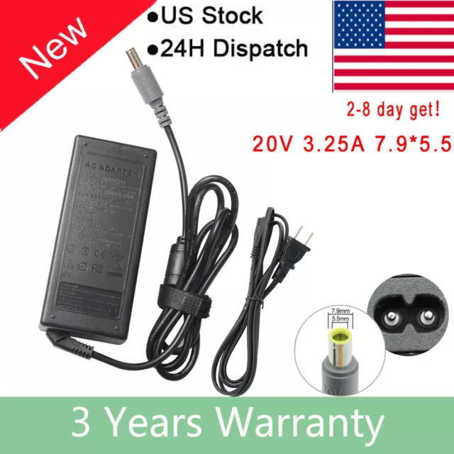 AC Adapter Power Supply for IBM Lenovo Thinkpad X61 T61 R61 Battery Charger 65W
