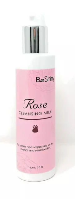 Rose Milk Facial Cleanser Hydrating Moisturising Facial Cleansing Milk 150ml