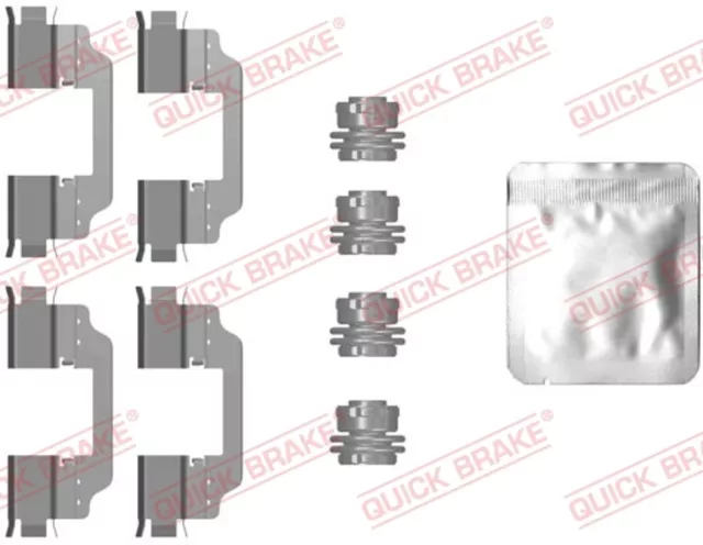 QUICK BRAKE Zubehörsatz Scheibenbremsbelag 109-0101 für OPEL KARL C16 LPG FORD 3