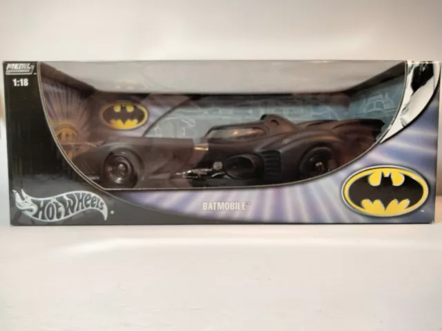 Hot Wheels Metal Collection Batmobile 1989 Batman Movie 1:18 B6046