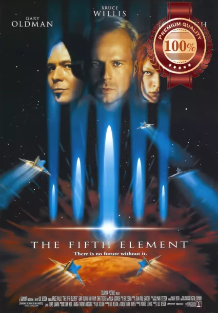 The Fifth Element Bruce Willis Classic Movie Original Print Premium Poster