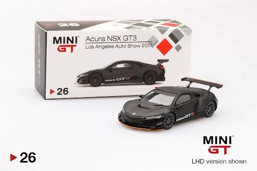 NIB 1/64 TSM Model MINI-GT Honda ACURA NSX GT3 Los Angeles Auto Show 2017