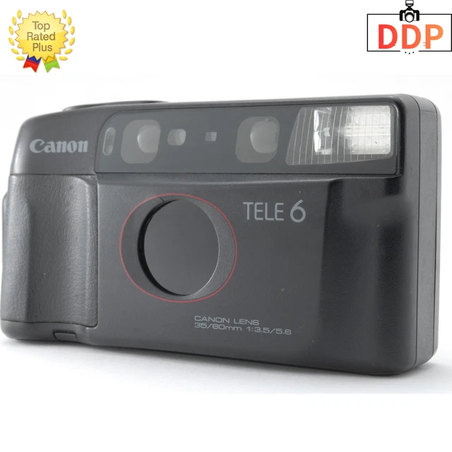 NEAR MINT ] Canon Autoboy Tele 6 Date Point & Shoot 35mm Film