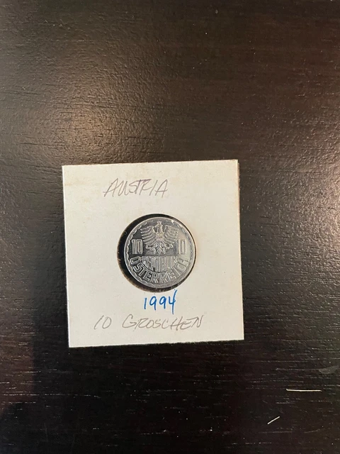 Austria 10 Groschen Coin from 1994