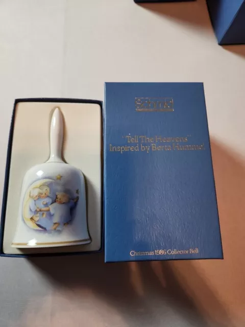 "Tell The Heavens" Berta Hummel 1986 Schmid Christmas Collector's Bell!