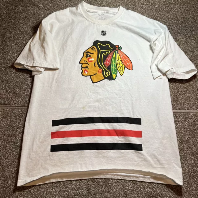 unbranded, Shirts, Chicago Blackhawks Clark Griswold Sz Med White Hockey  Jersey