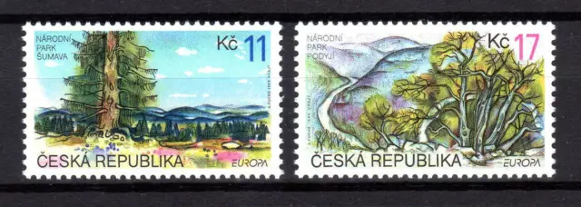 Naturparks, MiNr.: 215-216, unmoun ted mint/never hinged, 1999,  Tschechien