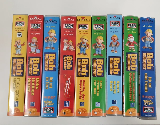 VHS KASSETTEN BOB der Baumeister EUR 18,00 - PicClick DE