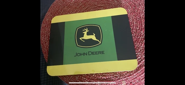 8 1/2”x6 1/2” Small JOHN DEERE WALL PLACARD