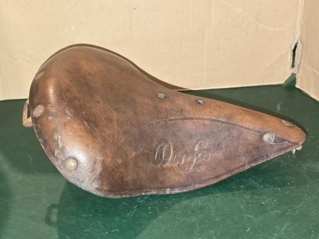 Selle Vélo Ville Vintage Franceix N°4 – Cuir Marron, Fabriquée En France