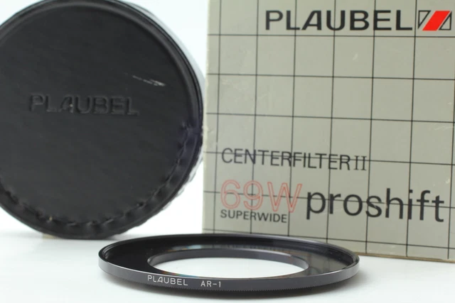 [Almost Unused]  PLAUBEL CENTER FILTER ii 69W proshift AR-1 Adapter From JAPAN