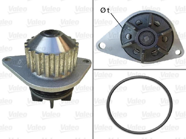 Pompa acqua Valeo raffreddamento motore 506704 per Fiat Qubo Fiorino berlina grande 2A