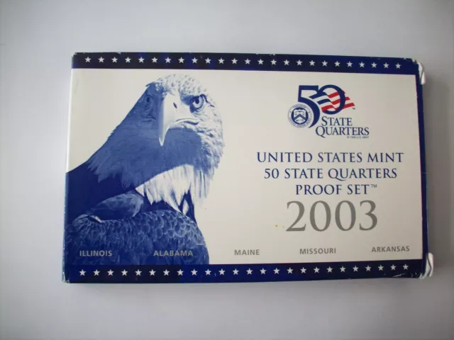 2003 United States Mint 50 State Quarters Proof Set™